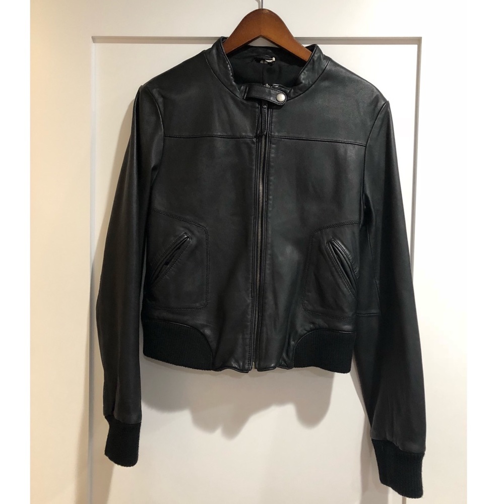 Iro Leather Bomber Jacket